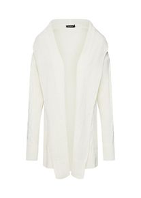 boohoo, Damen Strickjacke, Naturwei&szlig;