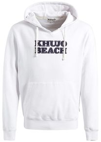 Khujo, Herren Sweatshirt 'Adamo', Schwarz / Weiß