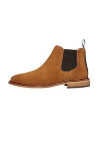 Marc O'Polo Marc O'Polo, Herren Chelsea-Boots, Schoko / Cognac
