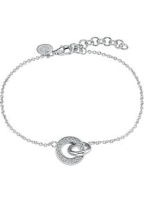 C-Collection, Damen Armband, Silber / Weiß