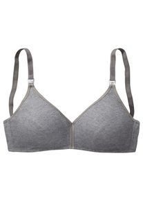 Petite Fleur, Damen Still-BH (3 Stück), Rauchblau / Graumeliert / Weiß