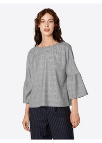 More & More MORE & MORE, Damen Blusenshirt, Stone / Schwarz