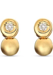 Christ, Damen Ohrstecker '87495523', Gold / Transparent