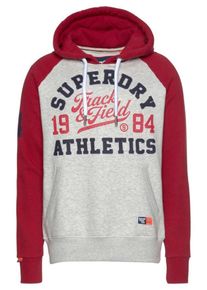 Superdry, Herren Sweatshirt, Navy / Hellgrau / Karminrot