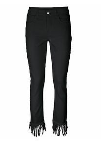 Heine, Damen Röhrenjeans, Schwarz