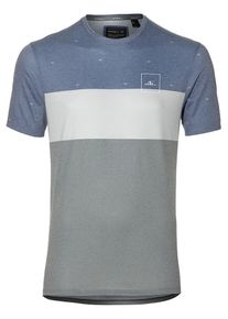 O`Neill O'NEILL, Herren Yardage T-Shirt, Blau / Grau / Weiß