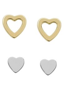 Fossil, Damen Ohrstecker 'JFS00454998', Gold / Silber