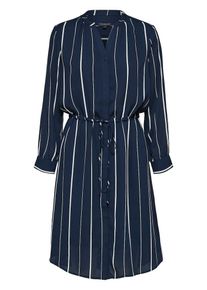 Selected Femme, Damen Kleid 'Damina', Saphir / Weiß