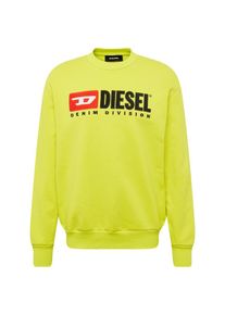 Diesel, Herren Sweatshirt 'S-CREW-DIVISION', Limone