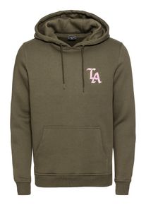 Mister Tee, Herren Sweatshirt 'LA', Oliv / Rosa