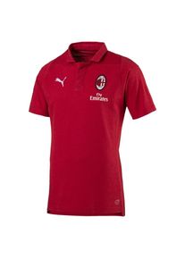 Puma, Herren Polo 'AC Milan', Rot / Wei&szlig;