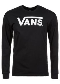 Vans, Herren Longsleeve, Schwarz / Weiß