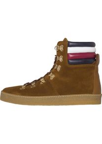 Tommy Hilfiger, Herren Sneaker &raquo;CREPE OUTSOLE HIKING HYBRID BOOT&laquo;, Navy / Cognac / Rot / Wei&szlig;