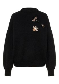 Véro Moda VERO MODA, Damen Strickpullover, Goldgelb / Schwarz