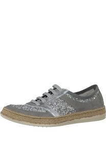 Tamaris, Damen Sneaker 'Deusa', Dunkelgrau / Silber