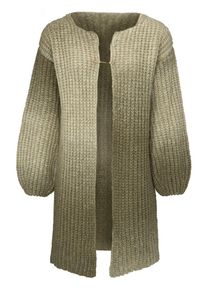 Heine, Damen Strickjacke, Beige / Khaki