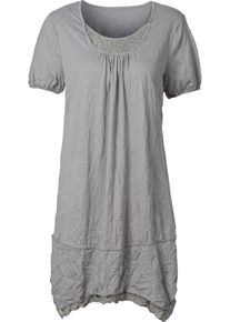 sheego Style, Damen Jerseykleid, Schlammfarben / Stone / Hellgrau / Graumeliert