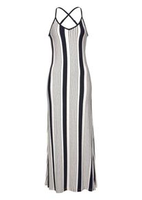 Superdry, Damen Maxikleid 'Azur Stripe', Schwarz / Wei&szlig;