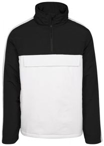 Urban Classics, Herren Jacket, Schwarz / Weiß