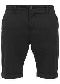 Urban Classics, Herren Chino Shorts, Schwarz
