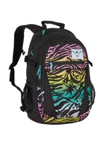 Chiemsee, Damen Sport Herkules Rucksack 50 cm Laptopfach, Hellblau / Gelb / Pink / Schwarz