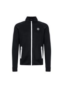 BIDI BADU, Herren Sweatjacke 'Aton Tech', Schwarz / Wei&szlig;