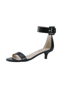 Heine, Damen Sandalette, Schwarz