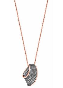 JOOP!, Damen Kette '2023500', Rosegold / Dunkelgrau