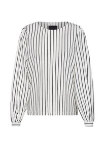 Object, Damen Bluse 'Scarlett', Schwarz / Weiß