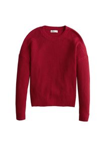 Hollister, Damen Pullover 'NA SHAKER CREW SWTR', Rot