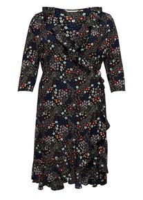 Only Carmakoma, Damen Kurzkleid, Mischfarben / Schwarz