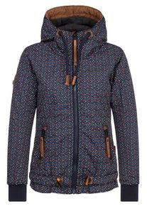 Naketano, Damen Jacket 'Gleitgelzeit', Dunkelblau / Mischfarben