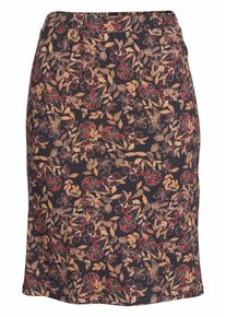 Boysen's BOYSEN'S, Damen Jerseyrock, Schoko / Rostbraun / Bordeaux / Schwarz