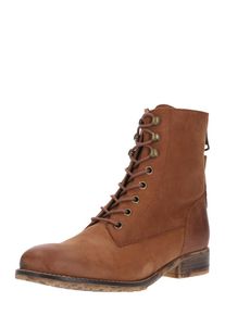 ABOUT YOU, Damen Schnürstiefelette 'Loreena', Cognac