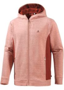 O.C.K. OCK, Herren Kapuzen-Fleecejacke , Rostbraun