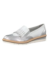Tamaris, Damen Slipper, Silber