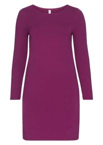 sheego Casual, Damen Basic Kleid, Beere