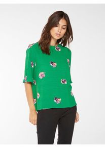 Y.A.S, Damen Bluse, Grün / Helllila / Koralle