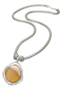 Heine, Damen Kette, Braun / Silber