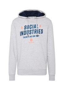 Jack & Jones JACK & JONES, Herren Sweatshirt, Dunkelblau / Graumeliert / Orange