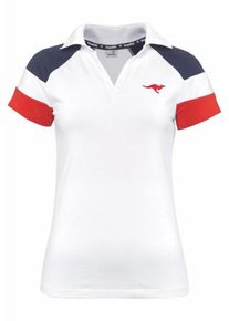 Kangaroos, Damen Poloshirt, Marine / Rot / Weiß
