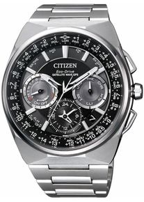 Citizen, Herren Multifunktionsuhr 'CC9008-84E', Schwarz / Silber