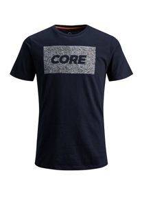 Jack & Jones JACK & JONES, Herren T-Shirt, Navy / Grau