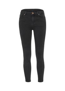 Review, Damen High Waist Jeans, Schwarz