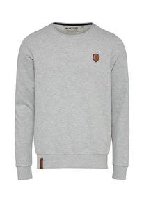 Naketano, Herren Sweatshirt 'Satzbau', Graumeliert