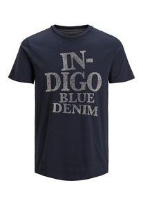 Jack & Jones JACK & JONES, Herren T-Shirt, Navy / Hellgrau