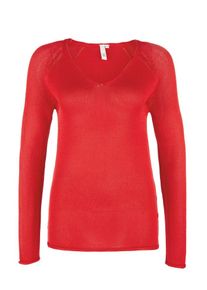 Q/S Designed By, Damen Pullover, Hellrot