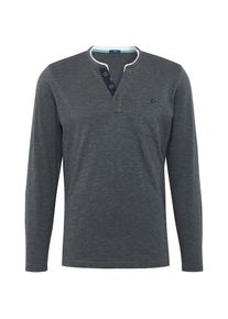 Tom Tailor, Herren Shirt, Rauchgrau / Weiß