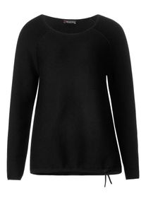 Street One, Damen Pullover, Schwarz