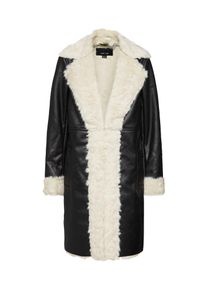 Lost Ink, Damen Mantel 'LONGLINE SHEARLING', Schwarz